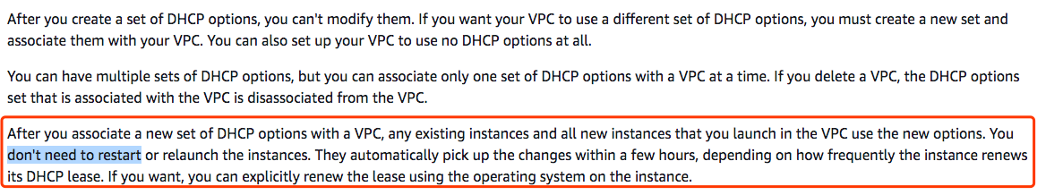 change-dhcp-optionset