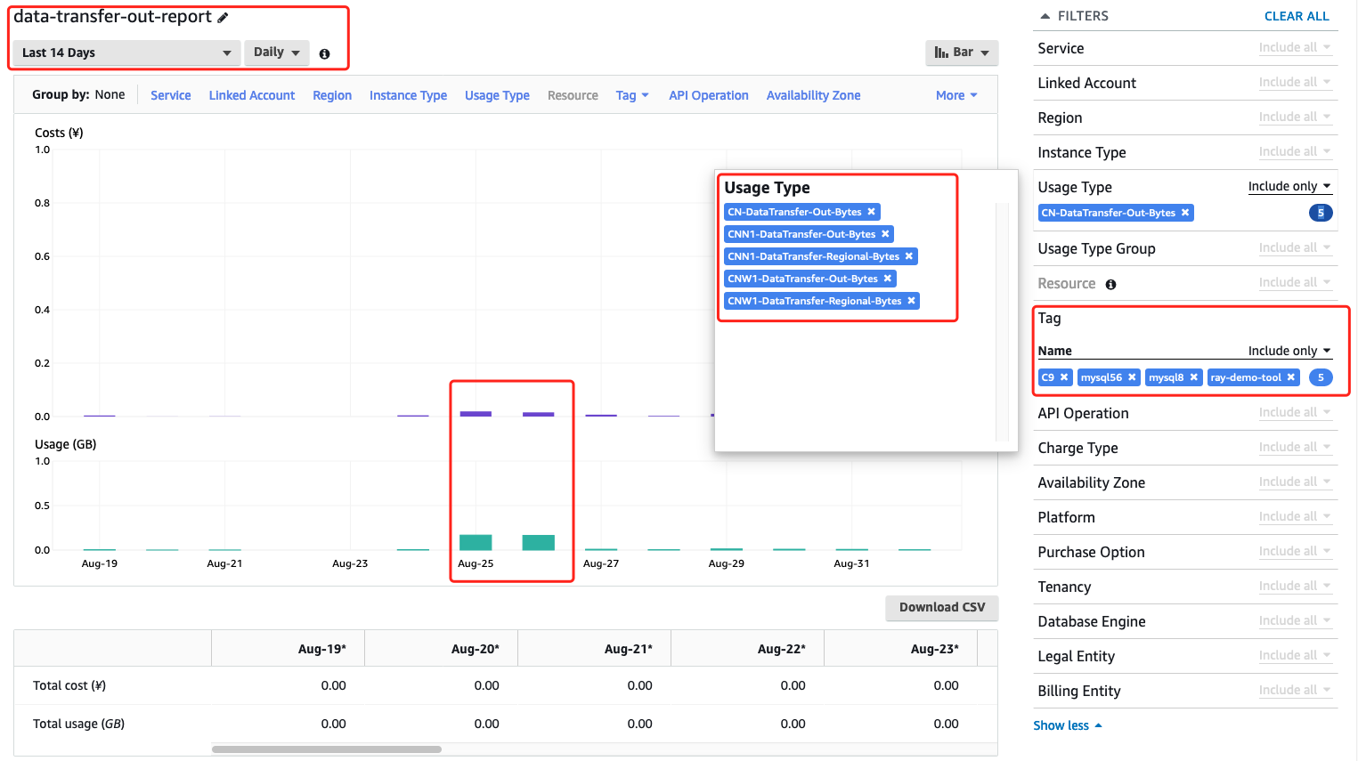 data-transfer-out-report