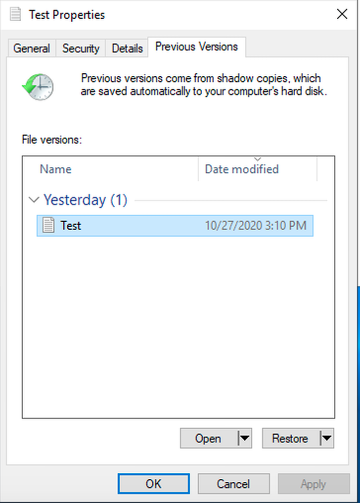 FSx-Restore